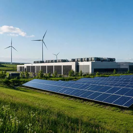 Solar and wind power as Part of Sources Of Energy For Data Centers