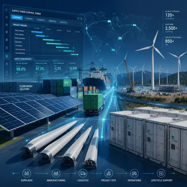 OPM Group Services for Supply Chain in Renewable Energy Projects